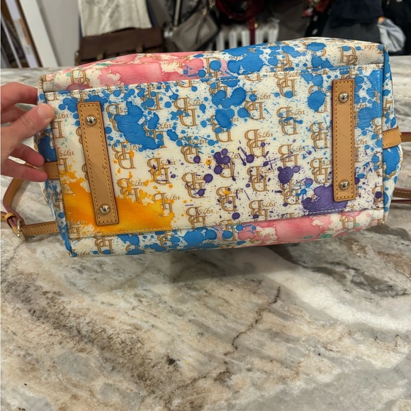 Very rare paint splattered Dooney and Bourke - Picture 7 of 8